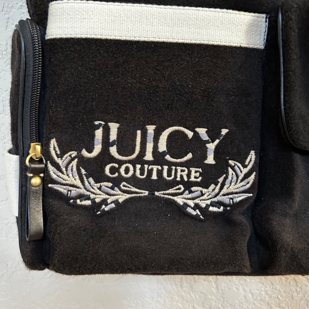 Juicy Couture Baby Brown Velour Diaper Bag Set . NWOT. Authentic & Rare - Picture 7 of 16